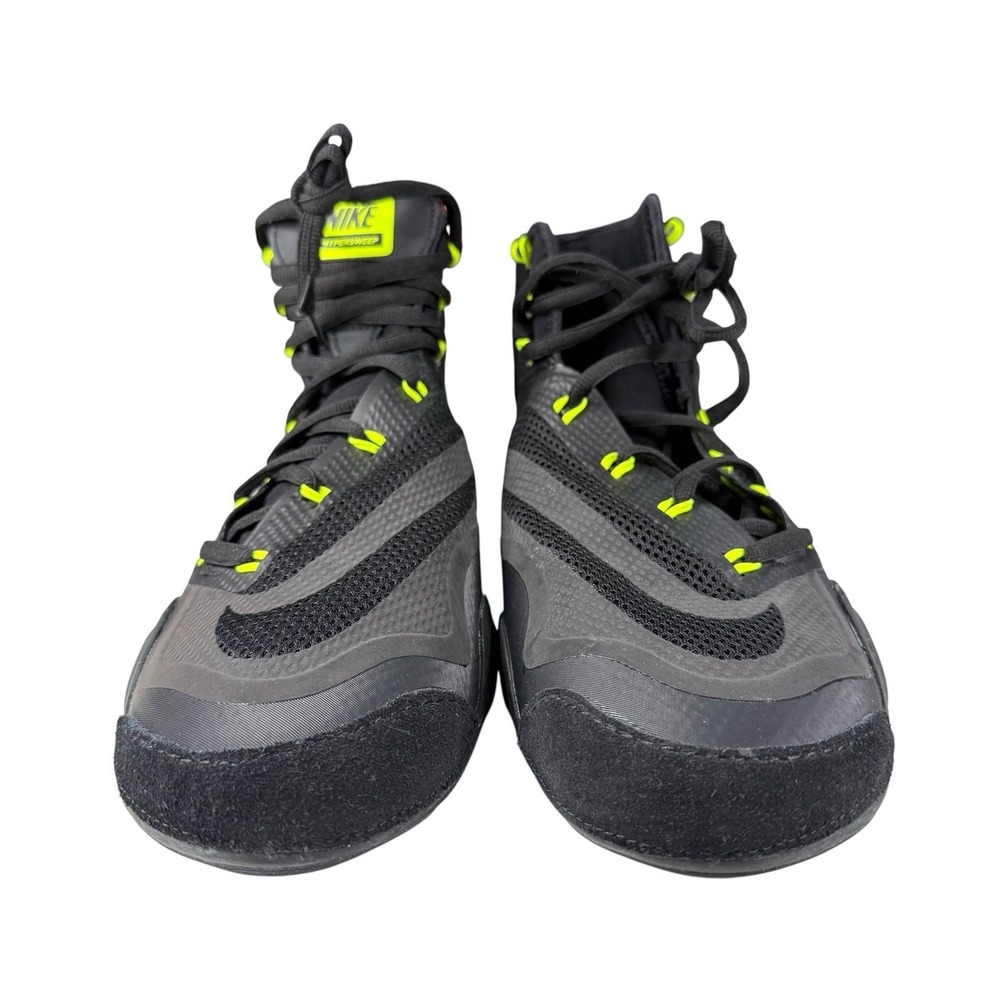 Nike Hypersweep Wrestling Shoes - Men's 12.5 - Black/White/Volt - NWOB - Picture 4 of 7